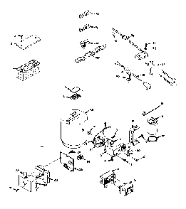 Refrigerator Electrical Parts Diagram and Parts List for 198M17EL-G  Kenmore Refrigerator