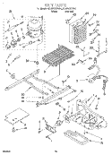 UNIT Diagram and Parts List for ED25RQXFW01  Whirlpool Refrigerator