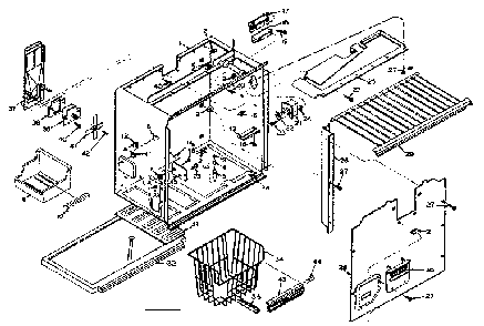 Refrigerator Freezer Parts Diagram and Parts List for 106S13GIMLY  Kenmore Refrigerator