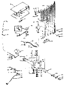 Refrigerator Unit Parts Diagram and Parts List for 106M9BL-F  Kenmore Refrigerator