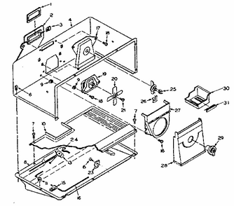 Refrigerator Freezer Parts Diagram and Parts List for 106U14EIM  Kenmore Refrigerator