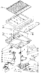 Compartment Separator Diagram and Parts List for ET18GKXSN05  Whirlpool Refrigerator