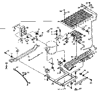 Refrigerator Unit Parts Diagram and Parts List for 106U14EIML  Kenmore Refrigerator