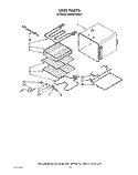 UNIT Diagram and Parts List for KEBS276WBL3  KitchenAid Wall Oven