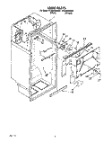 LINER Diagram and Parts List for ET20NKXWW01  Whirlpool Refrigerator