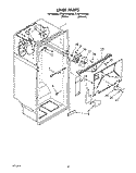 LINER Diagram and Parts List for ET20PKXXN00  Whirlpool Refrigerator