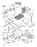 UNIT Diagram and Parts List for ED27DQXXN02  Whirlpool Refrigerator