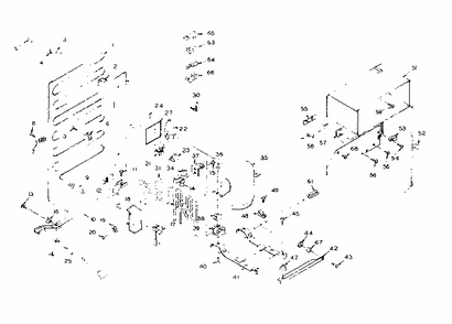 Unit Parts Diagram and Parts List for 106R14EL1  Kenmore Refrigerator