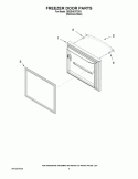 FREEZER DOOR PARTS Diagram and Parts List for GB2SHDXTS03  Whirlpool Refrigerator