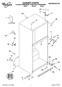 CABINET, LITERATURE Diagram and Parts List for ET8WTKXKT07  Whirlpool Refrigerator
