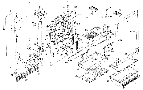 Cabinet Parts Diagram and Parts List for 106N12B  Kenmore Refrigerator