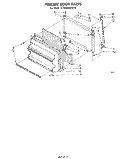 FREEZER DOOR Diagram and Parts List for ET18AKXMWR0  Whirlpool Refrigerator
