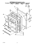 REFRIGERATOR DOOR, LIT/OPTIONAL Diagram and Parts List for ET18NKYAW00  Whirlpool Refrigerator