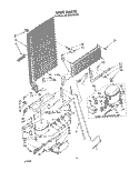 UNIT Diagram and Parts List for ET18ZKXTW00  Whirlpool Refrigerator