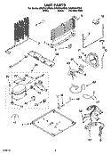 UNIT PARTS Diagram and Parts List for GR9FHKXPS00  Whirlpool Refrigerator