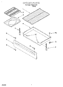 BROILER Diagram and Parts List for TGS325EW0  Estate Range