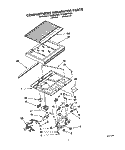COMPARTMENT SEPARATOR Diagram and Parts List for ET22DMXAW02  Whirlpool Refrigerator