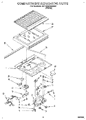 COMPARTMENT SEPARATOR Diagram and Parts List for ET18SKRAW00  Whirlpool Refrigerator