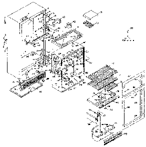 Cabinet Parts Diagram and Parts List for 106N12D  Kenmore Refrigerator
