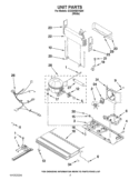UNIT PARTS Diagram and Parts List for GX2SHBXVQ04  Whirlpool Refrigerator