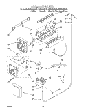 ICE MAKER, OPTIONAL Diagram and Parts List for GS5SHGXKB00  Whirlpool Refrigerator