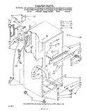 CABINET Diagram and Parts List for ET18JKYSW09  Whirlpool Refrigerator