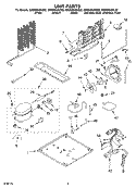 UNIT Diagram and Parts List for GR9SHKXKL02  Whirlpool Refrigerator