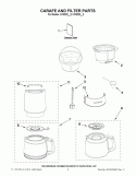 Part Location Diagram of WPW10505659 Whirlpool Thermal Carafe
