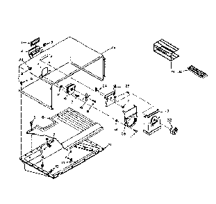 Freezer Parts Diagram and Parts List for 106W16DL  Kenmore Refrigerator