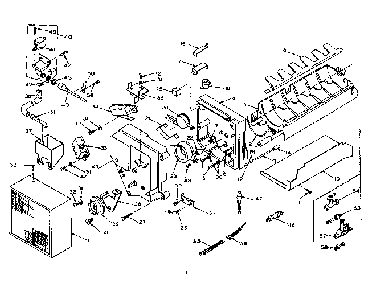 Refrigerator Icemaker Parts Diagram and Parts List for 106U18GIML  Kenmore Refrigerator