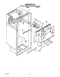 LINER Diagram and Parts List for ET20RKXYW00  Whirlpool Refrigerator