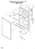 REFRIGERATOR DOOR Diagram and Parts List for ET18TKXDN05  Whirlpool Refrigerator