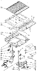 Compartment Separator Diagram and Parts List for ET18NKXSN04  Whirlpool Refrigerator