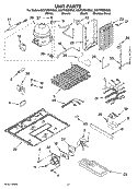 UNIT PARTS Diagram and Parts List for GC5THEXNS02  Whirlpool Refrigerator