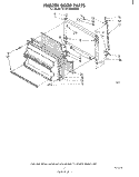 FREEZER DOOR Diagram and Parts List for ET18TKXMWR2  Whirlpool Refrigerator