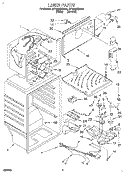 LINER Diagram and Parts List for ET18HNXDW03  Whirlpool Refrigerator
