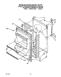 REFRIGERATOR DOOR, LIT/OPTIONAL Diagram and Parts List for ET18NKYZN00  Whirlpool Refrigerator