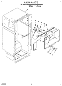 LINER Diagram and Parts List for ET20NKXAN05  Whirlpool Refrigerator