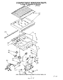 COMPARTMENT SEPARATOR Diagram and Parts List for ET22DMXWW00  Whirlpool Refrigerator