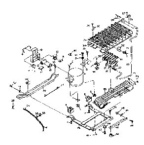 Unit Parts Diagram and Parts List for 106W16ES  Kenmore Refrigerator