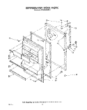 REFRIGERATOR DOOR, LIT/OPTIONAL Diagram and Parts List for ET18XKXRWR1  Whirlpool Refrigerator