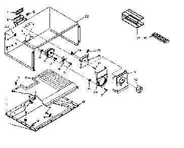 Freezer Parts Diagram and Parts List for 106W16ES  Kenmore Refrigerator