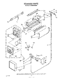 ICEMAKER , LIT/OPTIONAL Diagram and Parts List for ET20GMXWN00  Whirlpool Refrigerator