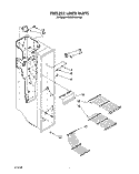 FREEZER LINER Diagram and Parts List for  Roper Refrigerator