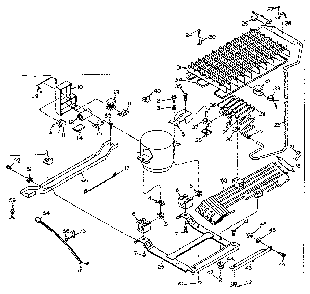 Unit Parts Diagram and Parts List for 106W14EL5  Kenmore Refrigerator
