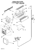 ICEMAKER PARTS, OPTIONAL PARTS (NOT INCLUDED) Diagram and Parts List for GD5YHAXTL00  Whirlpool Refrigerator