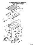 COMPARTMENT SEPARATOR Diagram and Parts List for ET22PKXZN00  Whirlpool Refrigerator