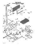 UNIT Diagram and Parts List for ET20RKYXW01  Whirlpool Refrigerator