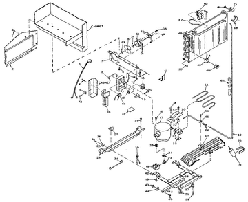 Unit Parts Diagram and Parts List for 106W14FIML  Kenmore Refrigerator