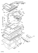 SHELF, OPTIONAL Diagram and Parts List for ET18MMXJW01  Whirlpool Refrigerator